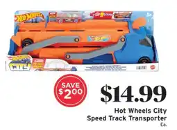 ShopRite Hot Wheels City Speed Track Transporter offer
