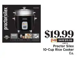 ShopRite Proctor Silex 10-Cup Rice Cooker offer