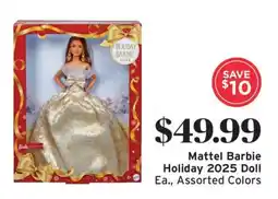 ShopRite Mattel Barbie Holiday 2025 Doll offer