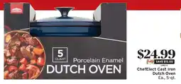 ShopRite ChefElect Cast Iron Dutch Oven offer