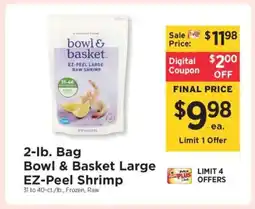 ShopRite Bowl & Basket Large EZ-Peel Shrimp offer