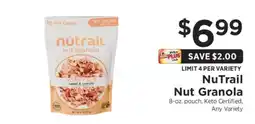 ShopRite NuTrail Nut Granola offer