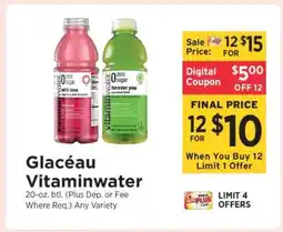 ShopRite Glaceau Vitaminwater offer