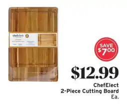 ShopRite ChefElect 2-Piece Cutting Board offer