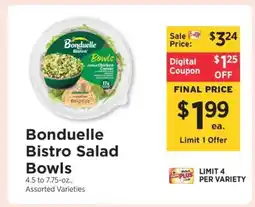 ShopRite Bonduelle Bistro Salad Bowls offer