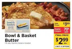 ShopRite Bowl & Basket Butter offer
