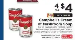 ShopRite Campbell's Cream of Mushroom Soup offer