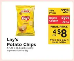 ShopRite Lay's Potato Chips offer