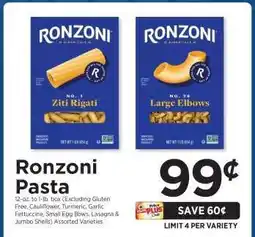 ShopRite Ronzoni Pasta offer