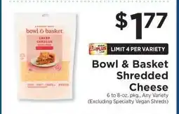 ShopRite Bowl & Basket Shredded Cheese offer