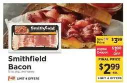 ShopRite Smithfield Bacon offer