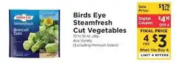 ShopRite Birds Eye Steamfresh Cut Vegetables offer