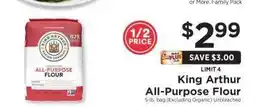 ShopRite King Arthur All-Purpose Flour offer