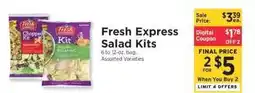 ShopRite Fresh Express Salad Kits offer