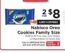 ShopRite Nabisco Oreo Cookies Family Size offer