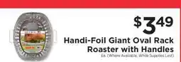 ShopRite Handi Foil Giant Oval Rack Roaster with Handles offer