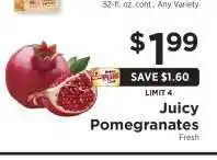 ShopRite Juicy Pomegranates offer