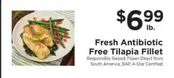 ShopRite Fresh Antibiotic Free Tilapia Fillet offer