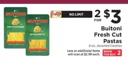 ShopRite Buitoni Fresh Cut Pastas offer