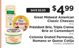 ShopRite Great Midwest American Classic Cheeses offer