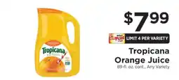 ShopRite Tropicana Orange Juice offer