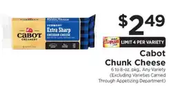 ShopRite Cabot Chunk Cheese offer