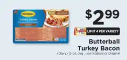 ShopRite Butterball Turkey Bacon offer