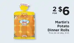 ShopRite Martin's Potato Dinner Rolls offer