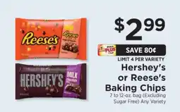 ShopRite Hershey's or Reese's Baking Chips offer
