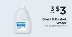 ShopRite Bowl & Basket Water offer