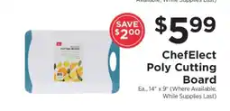 ShopRite ChefElect Poly Cutting Board offer