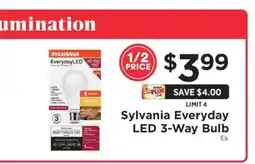 ShopRite Sylvania Everyday LED 3-Way Bulb offer
