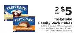 ShopRite TastyKake Family Pack Cakes offer