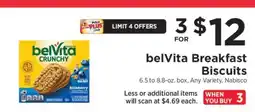 ShopRite belVita Breakfast Biscuits offer