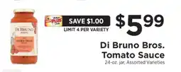 ShopRite Di Bruno Bros. Tomato Sauce offer