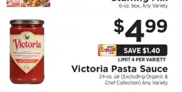 ShopRite Victoria Pasta Sauce offer