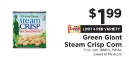 ShopRite Green Giant Steam Crisp Corn offer