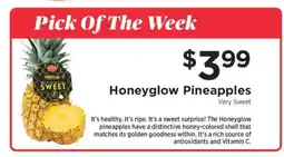 ShopRite Honeyglow Pineapples offer