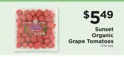 ShopRite Sunset Organic Grape Tomatoes offer