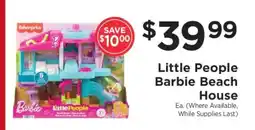 ShopRite Little People Barbie Beach House offer