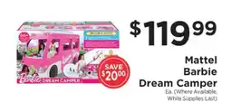 ShopRite Mattel Barbie Dream Camper offer