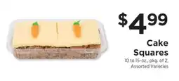 ShopRite Cake Squares offer