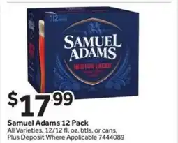 Stop&Shop Samuel Adams 12 Pack offer