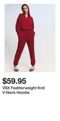 Victoria's Secret VSX Featherweight Knit V-Neck Hoodie offer