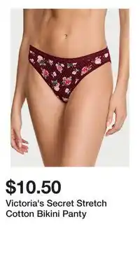 Victoria's Secret Victoria's Secret Stretch Cotton Bikini Panty offer