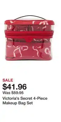 Victoria's Secret Victoria's Secret 4-Piece Makeup Bag Set offer