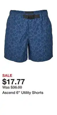Cabela's Ascend 6'' Utility Shorts offer