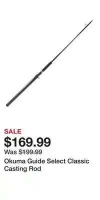 Cabela's Okuma Guide Select Classic Casting Rod offer