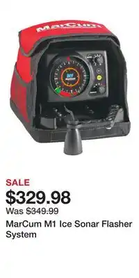 Cabela's MarCum M1 Ice Sonar Flasher System offer