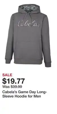 Cabela's Cabela's Game Day Long-Sleeve Hoodie for Men offer